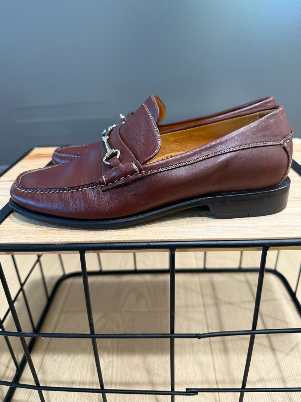 Cole Haan Brown Leather Horsebit Loafers Women’s Size 6B Slip On